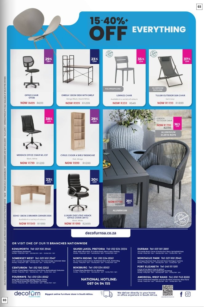 Decofurn Furniture Specials 01 Nov - 02 Dec - Page 3