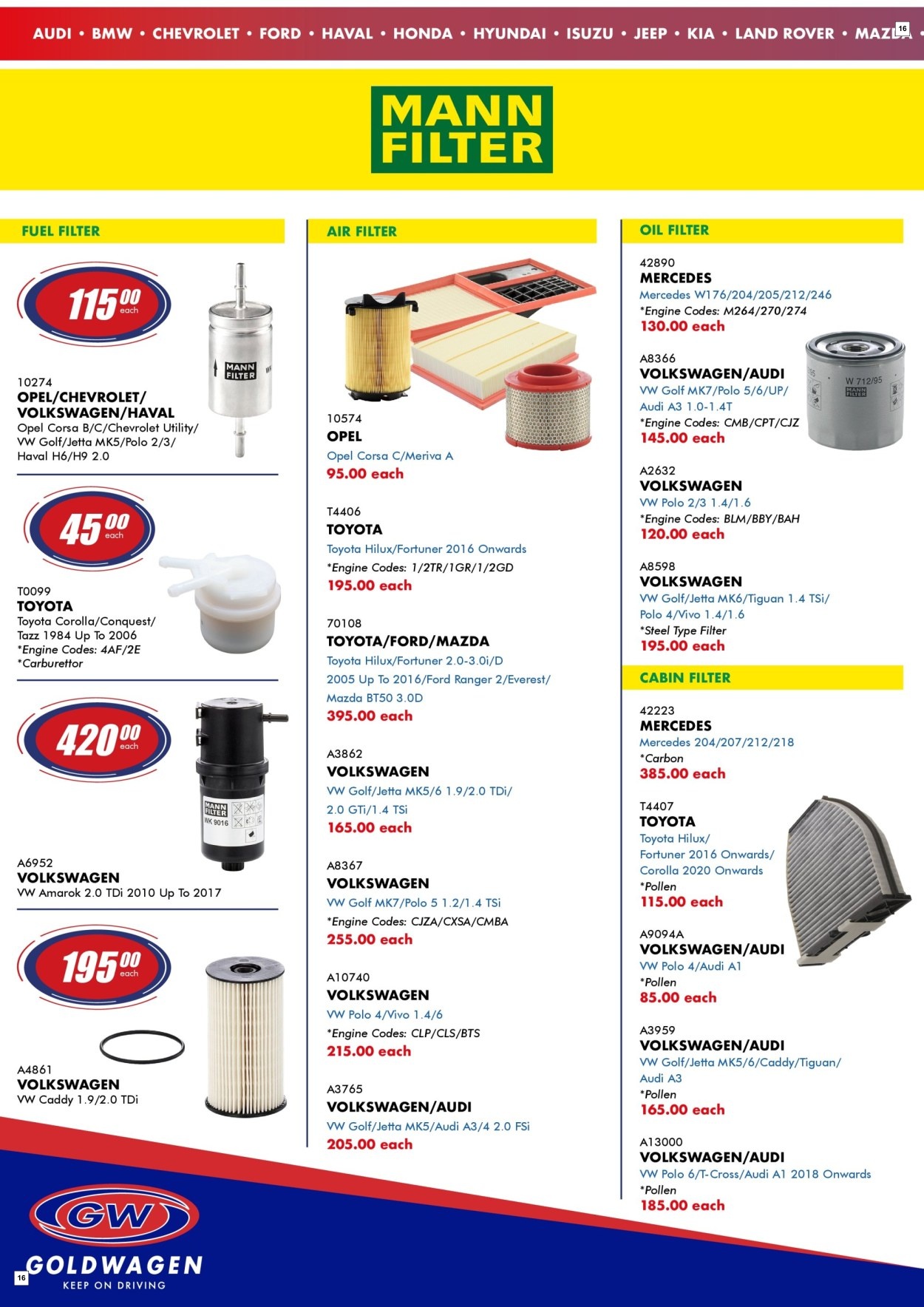 Goldwagen Specials 01 Oct - 30 Nov - Page 16