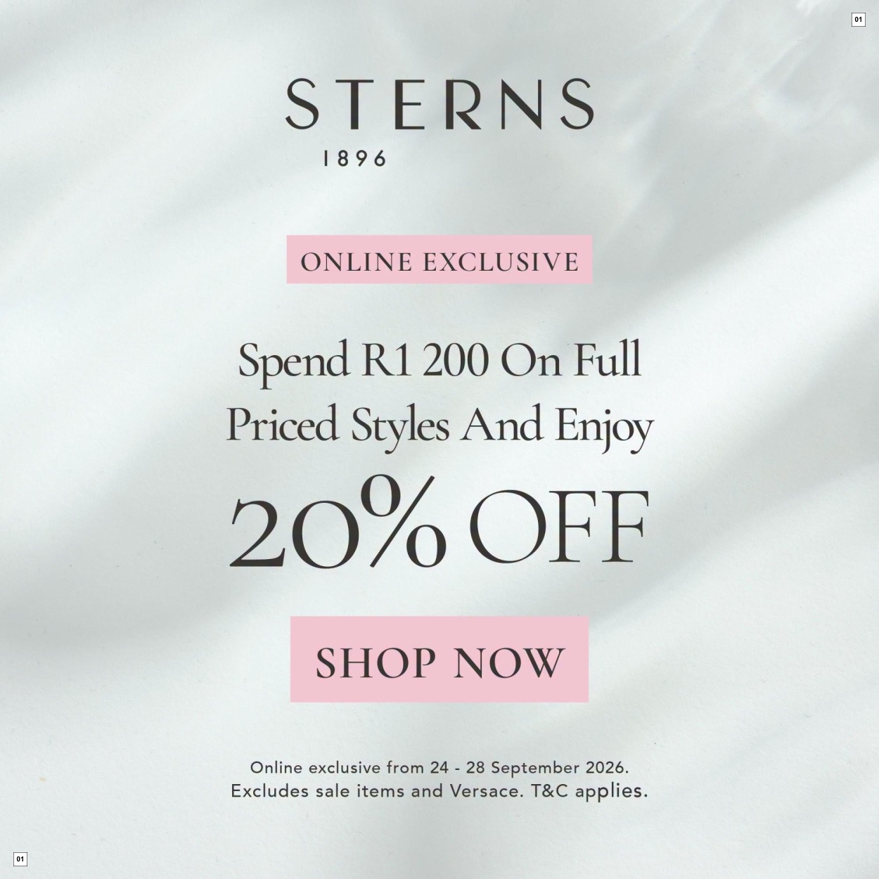 Sterns Specials 24 Sept - 28 Sept
