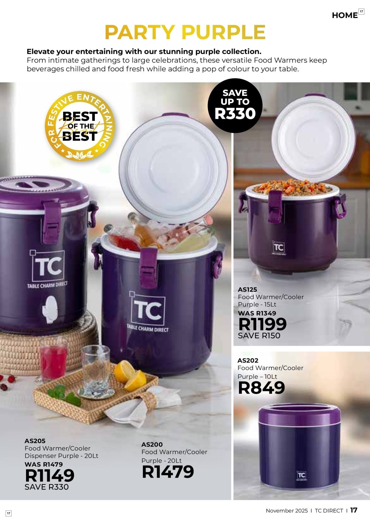 Table Charm Direct Specials 01 Nov - 30 Nov - Page 17