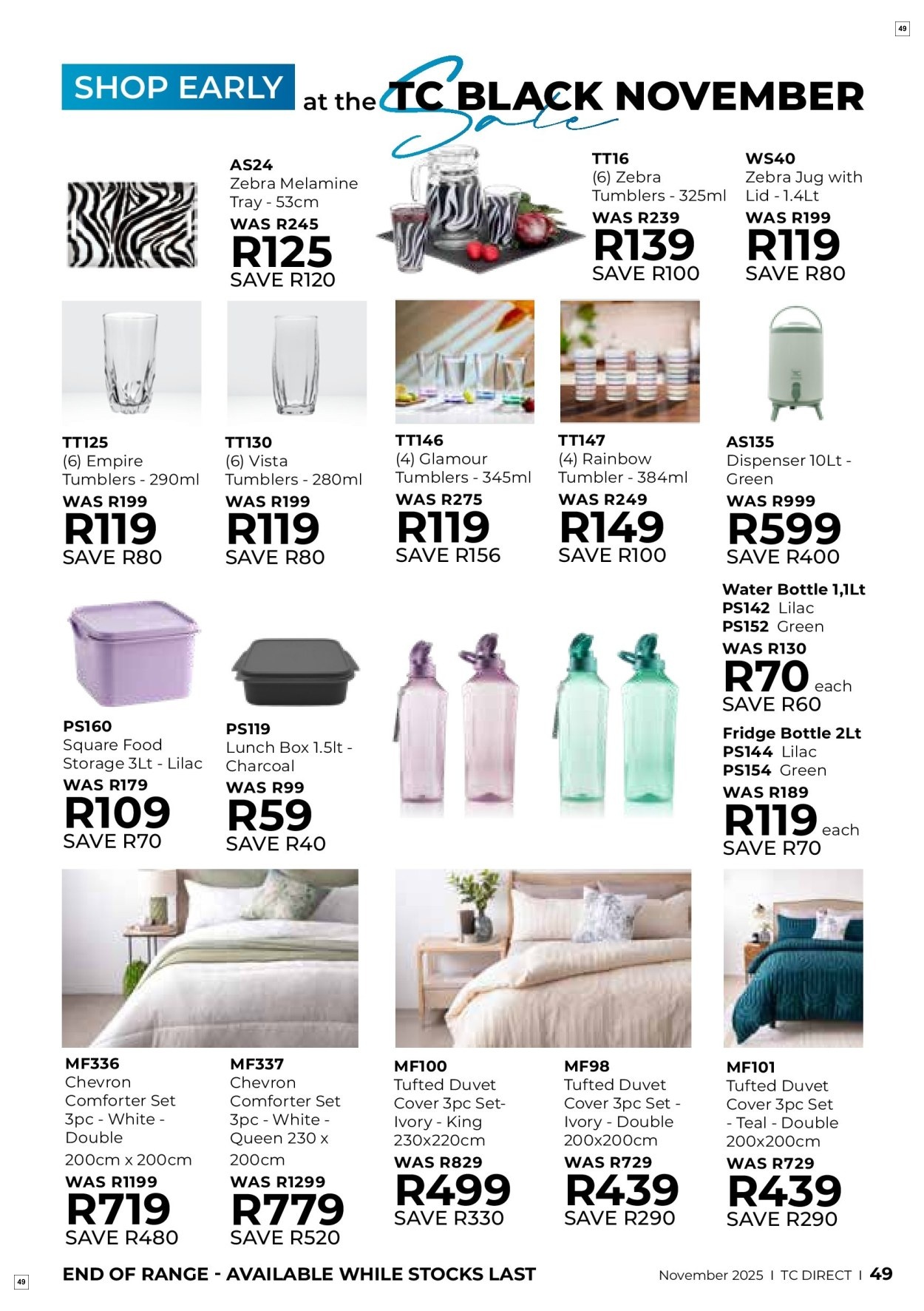 Table Charm Direct Specials 01 Nov - 30 Nov - Page 49