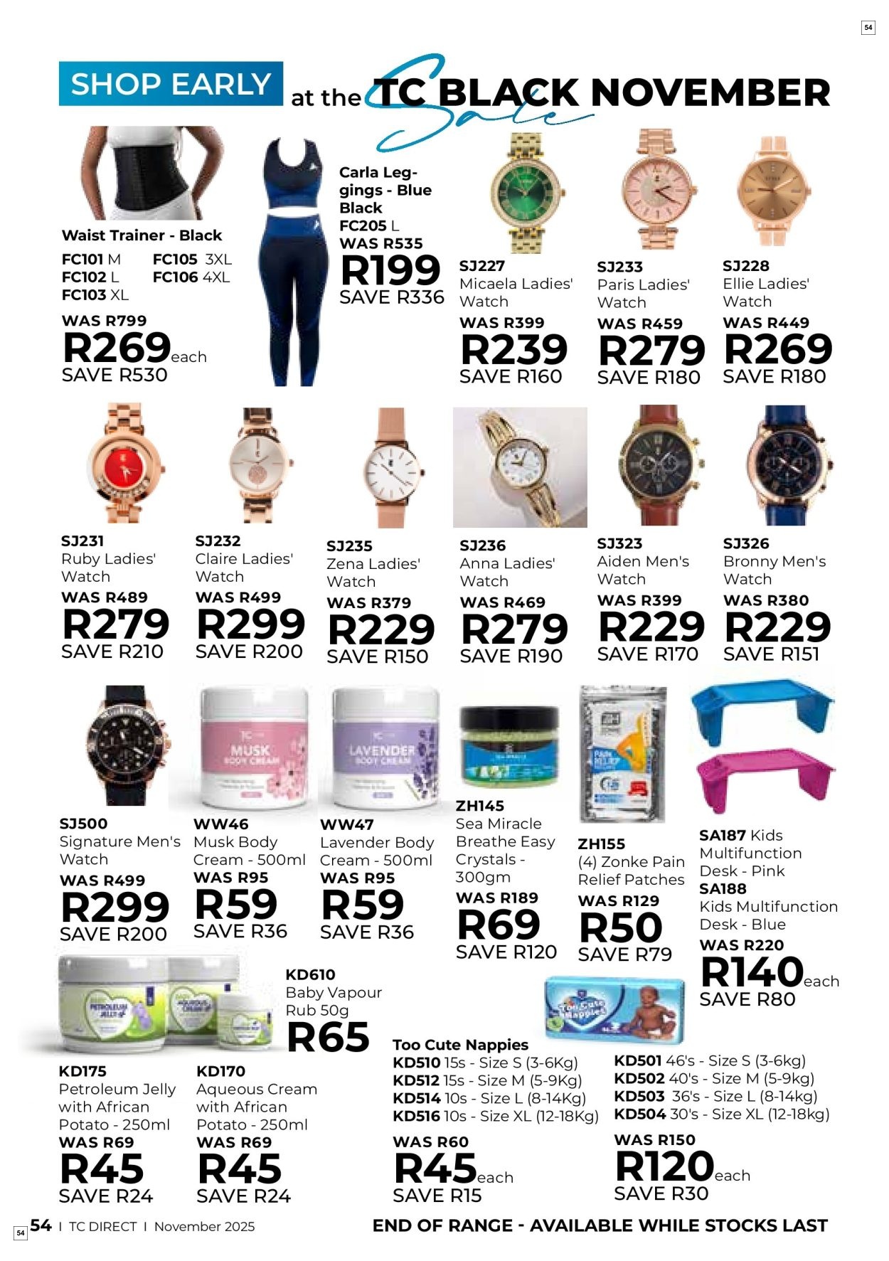 Table Charm Direct Specials 01 Nov - 30 Nov - Page 54