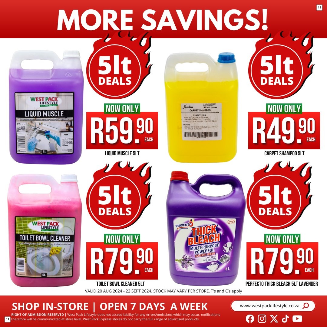 West Pack Lifestyle Specials 20 Aug - 22 Sept - Page 11