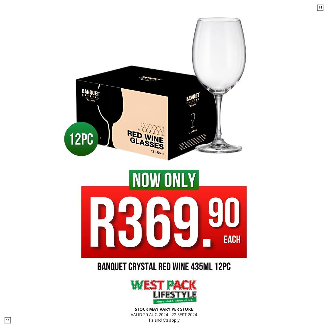 West Pack Lifestyle Specials 20 Aug - 22 Sept - Page 18