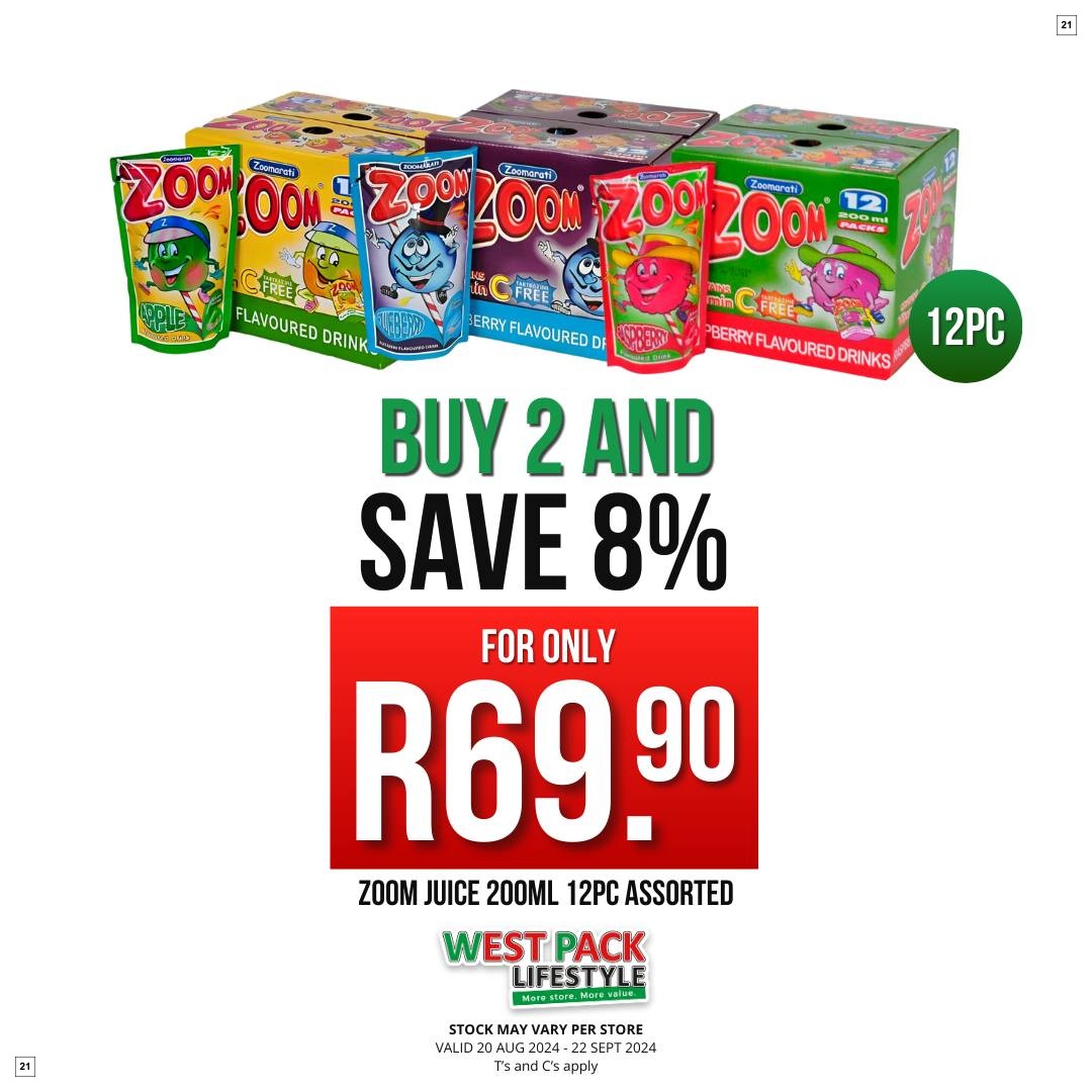 West Pack Lifestyle Specials 20 Aug - 22 Sept - Page 21
