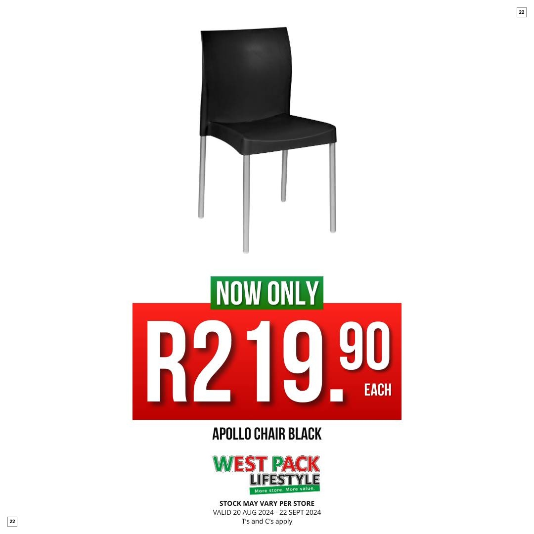 West Pack Lifestyle Specials 20 Aug - 22 Sept - Page 22