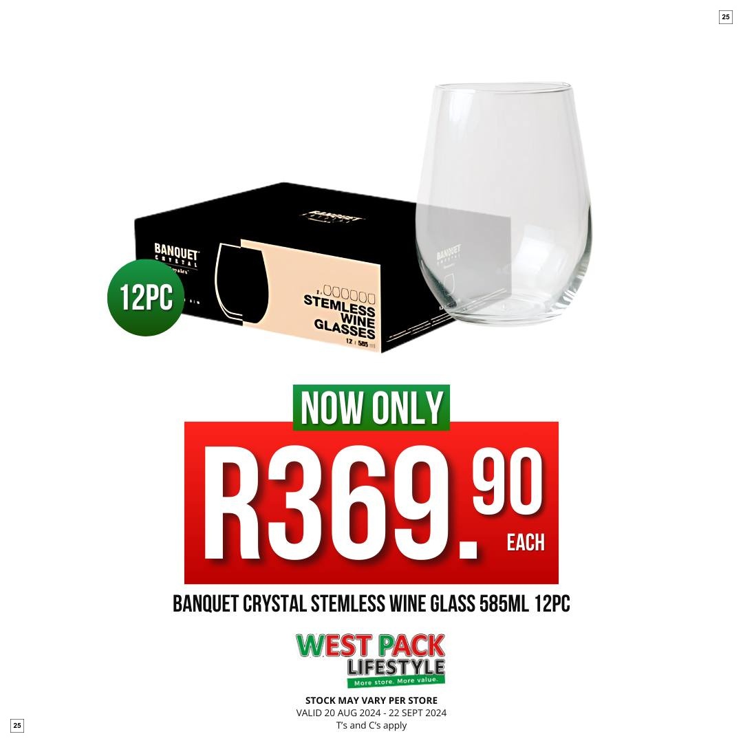 West Pack Lifestyle Specials 20 Aug - 22 Sept - Page 25