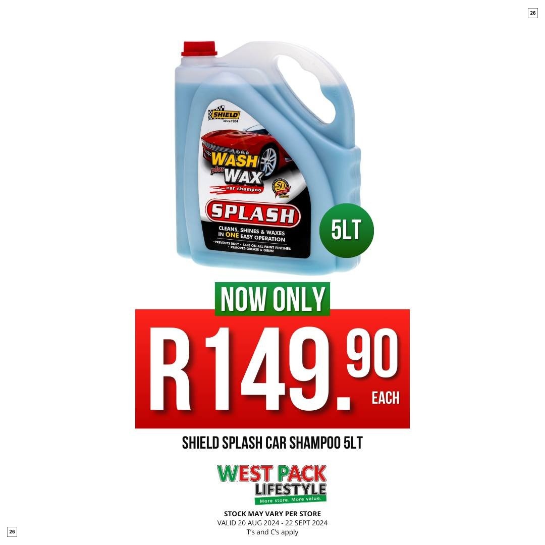West Pack Lifestyle Specials 20 Aug - 22 Sept - Page 26