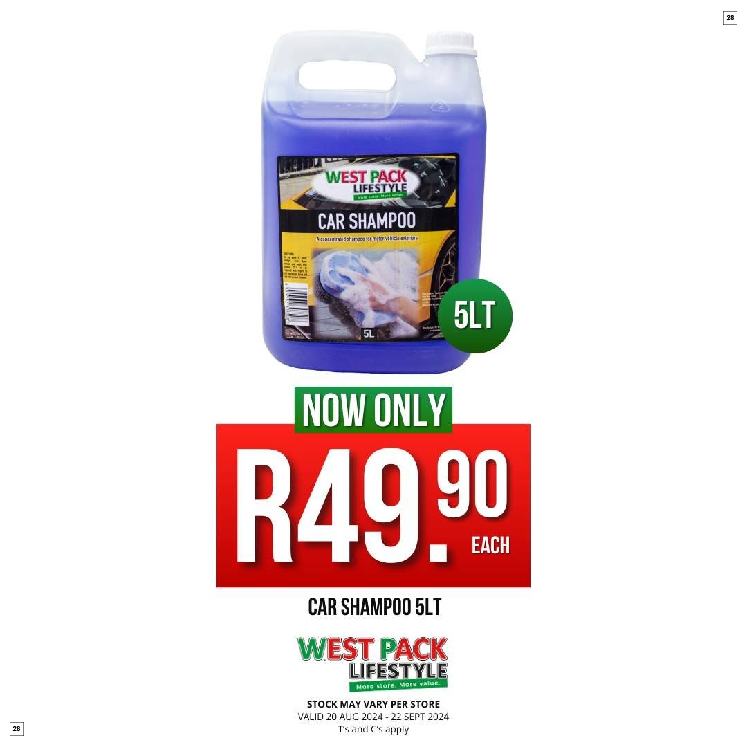 West Pack Lifestyle Specials 20 Aug - 22 Sept - Page 28