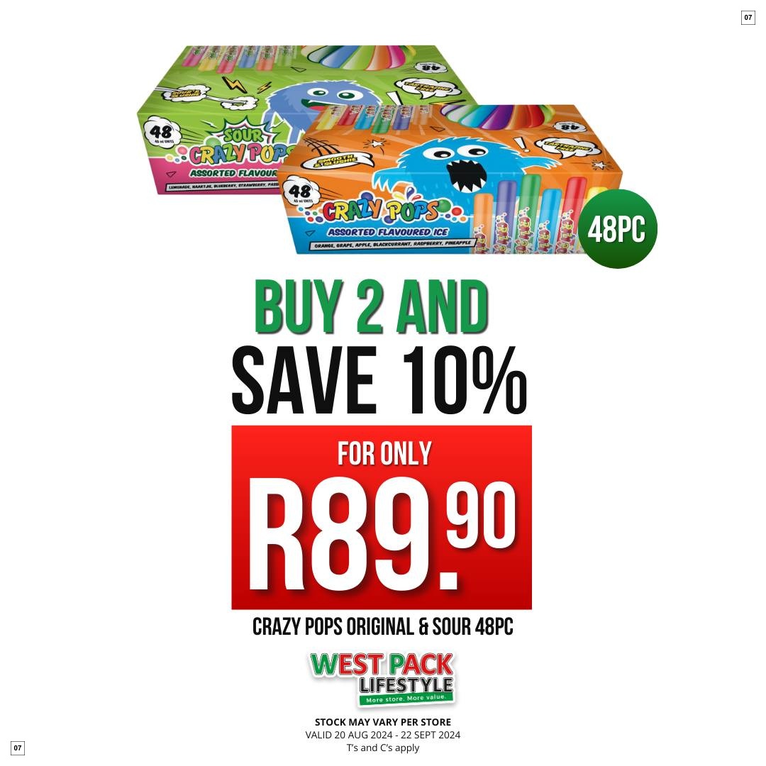 West Pack Lifestyle Specials 20 Aug - 22 Sept - Page 7