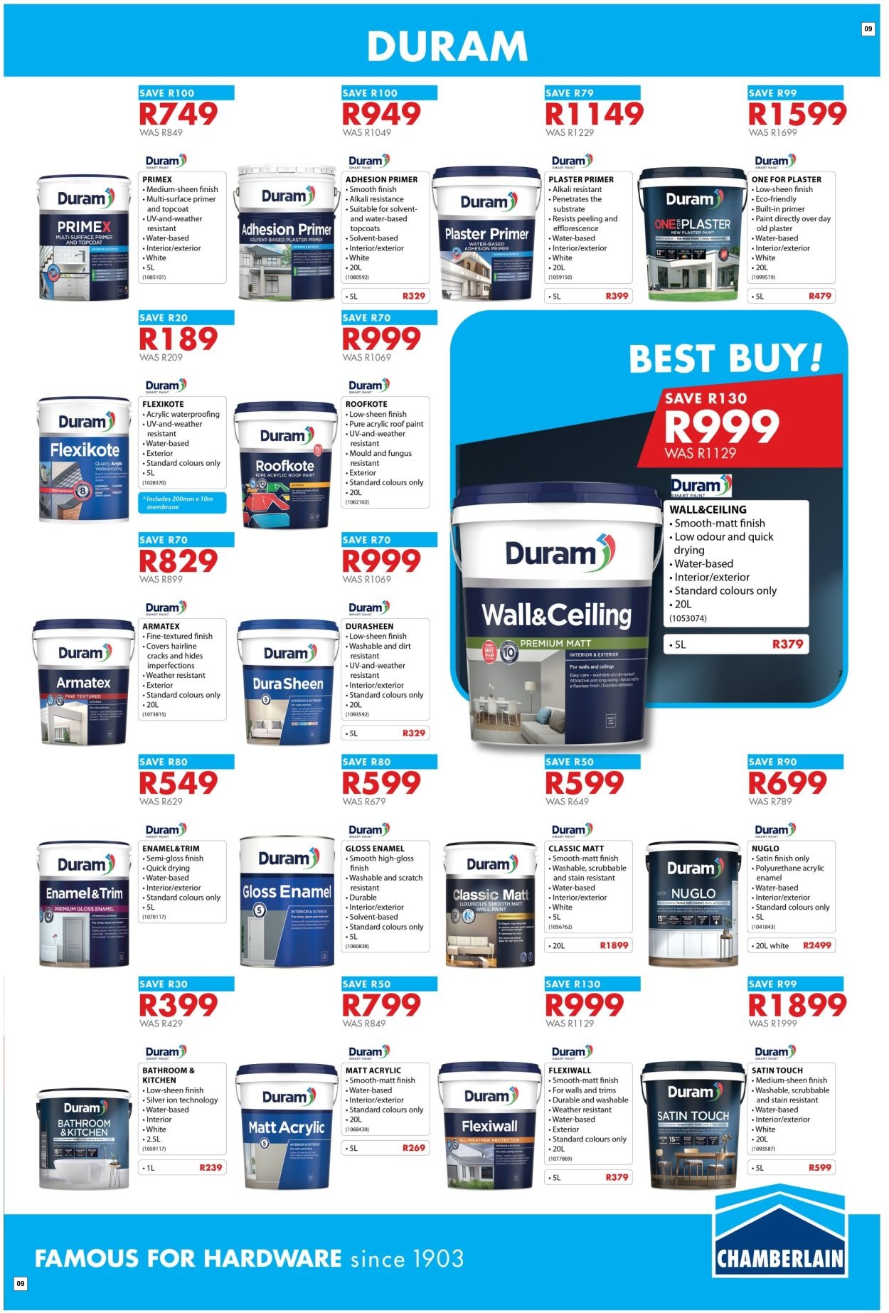 Chamberlain Specials 19 Oct - 01 Nov - Page 9