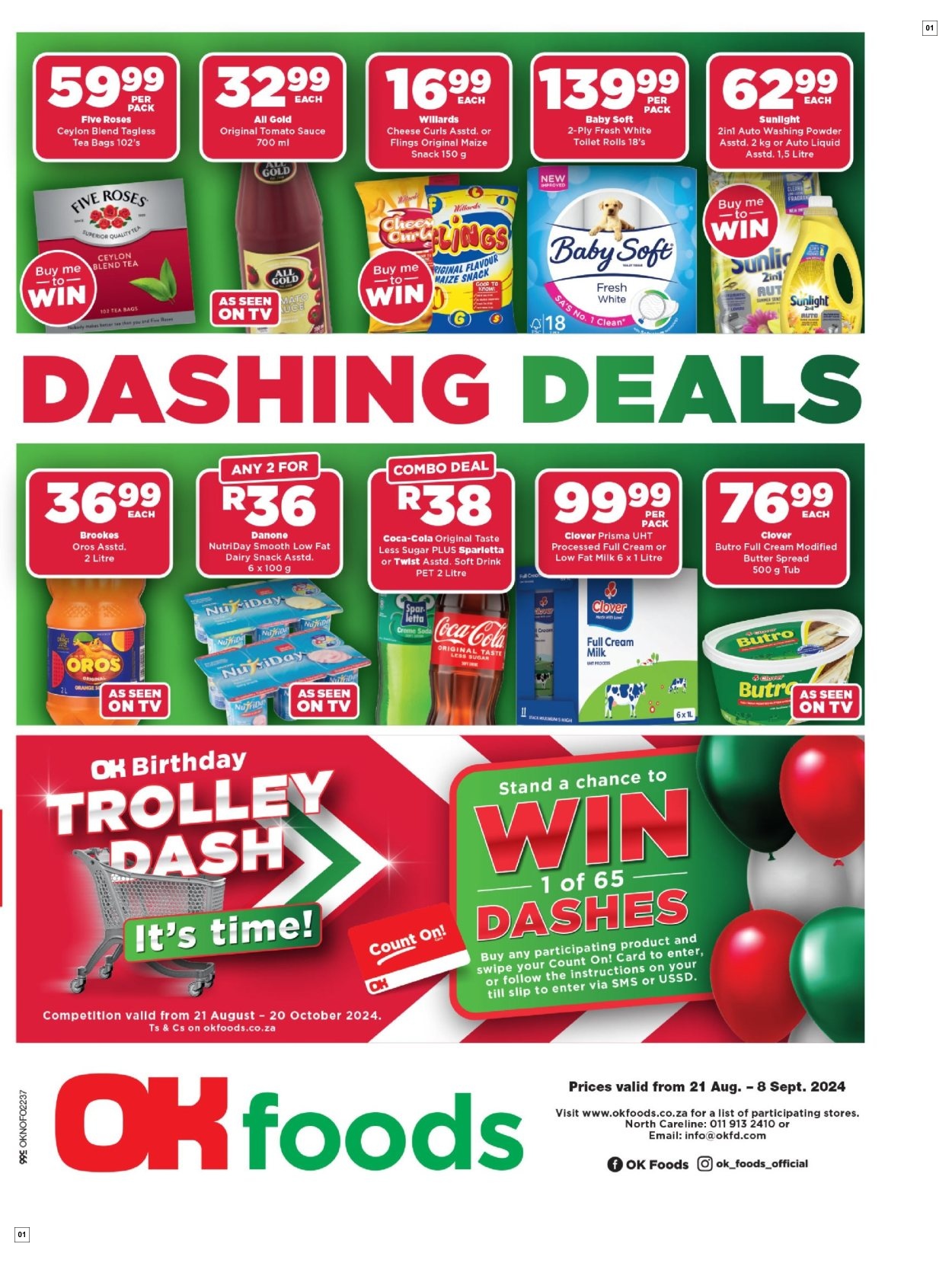 OK Foods Specials 21 Aug - 21 Aug
