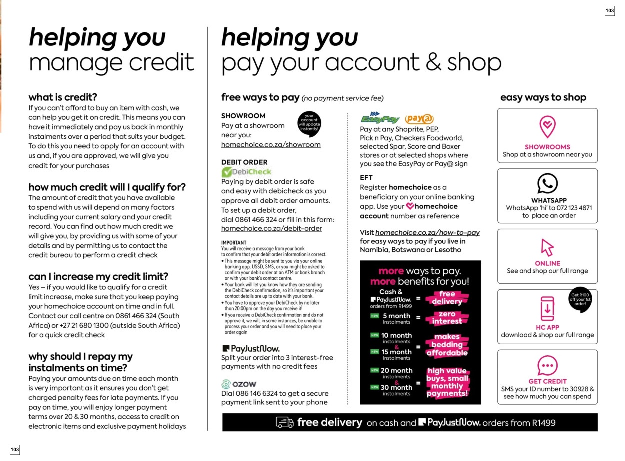 Homechoice Specials 24 Jul - 22 Oct - Page 103