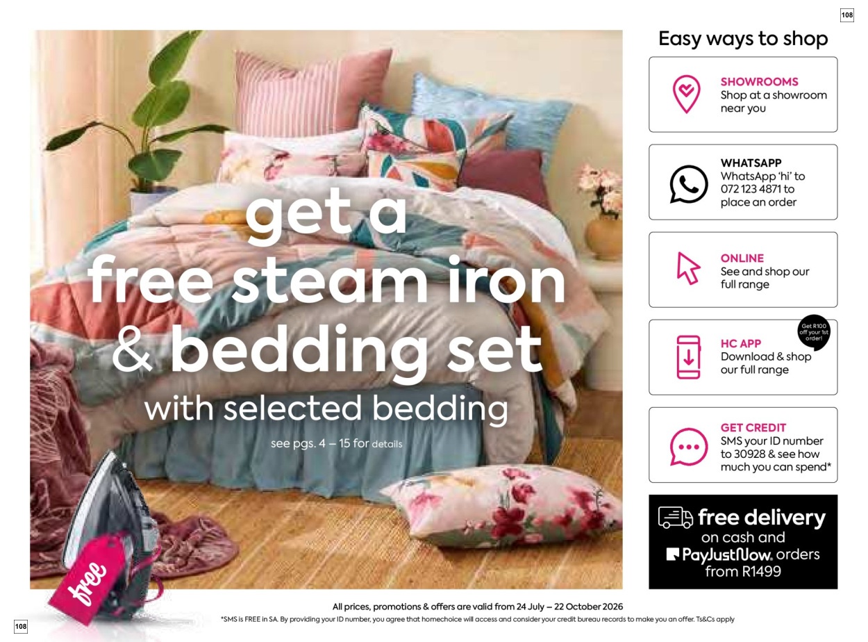 Homechoice Specials 24 Jul - 22 Oct - Page 108
