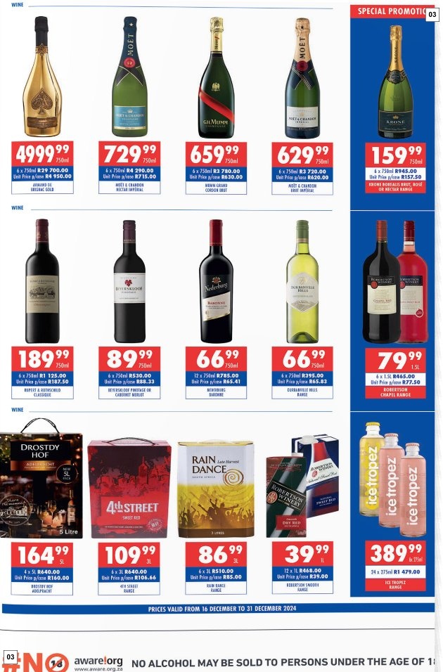 Liberty Liquors Specials 16 Dec - 31 Dec - Page 3