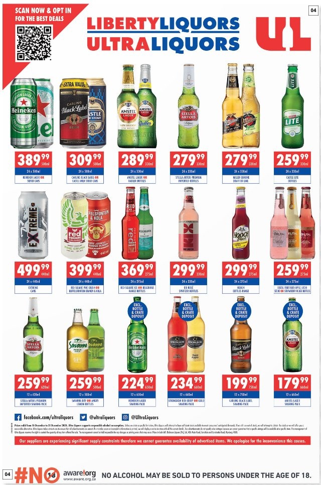 Liberty Liquors Specials 16 Dec - 31 Dec - Page 4