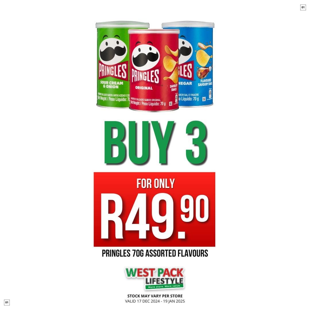 West Pack Lifestyle Specials 17 Dec - 19 Jan