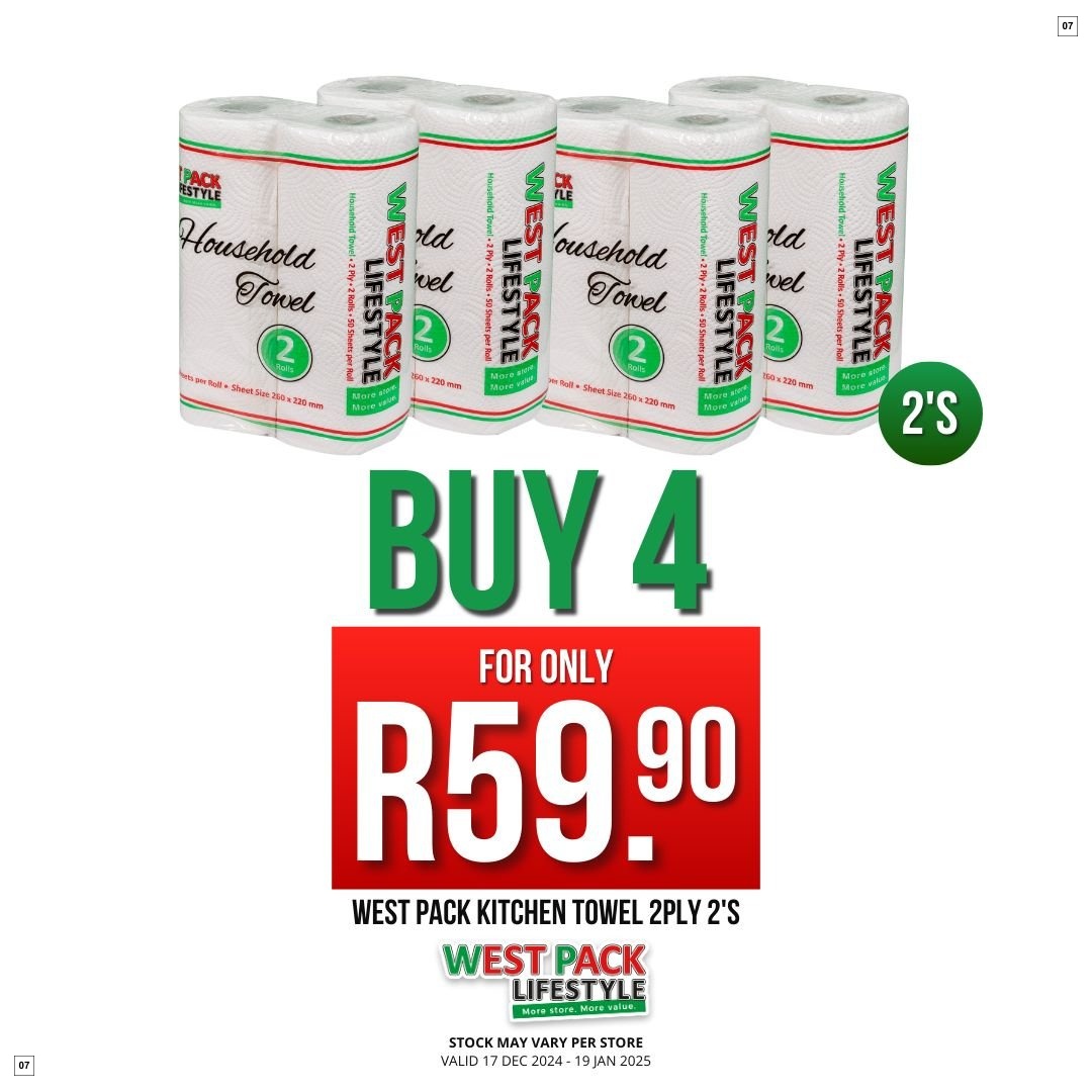 West Pack Lifestyle Specials 17 Dec - 19 Jan - Page 7