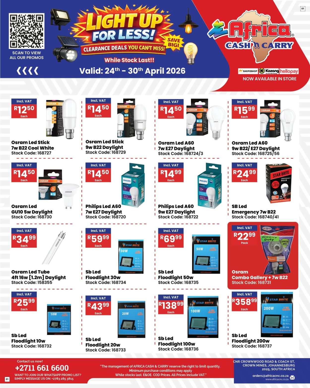 Africa Cash & Carry Catalogue - Friday Promo