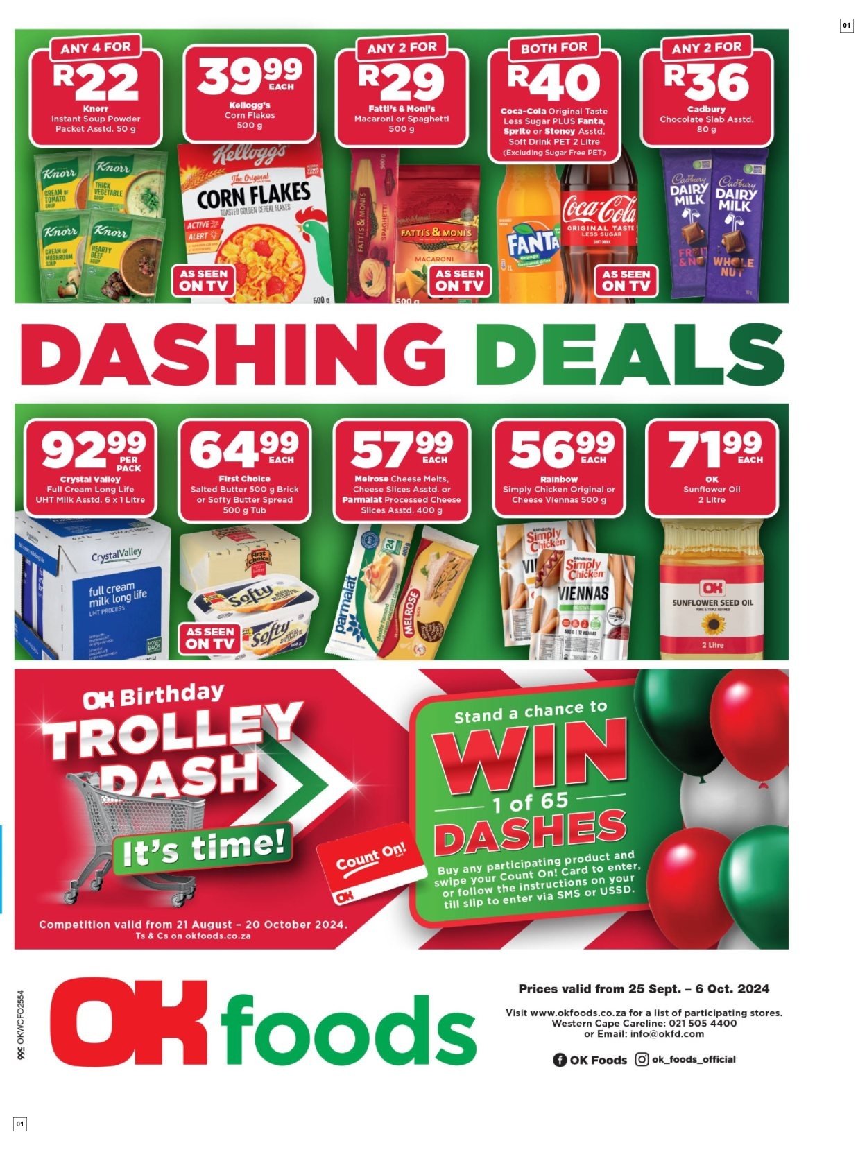 OK Foods Specials 25 Sept - 06 Oct