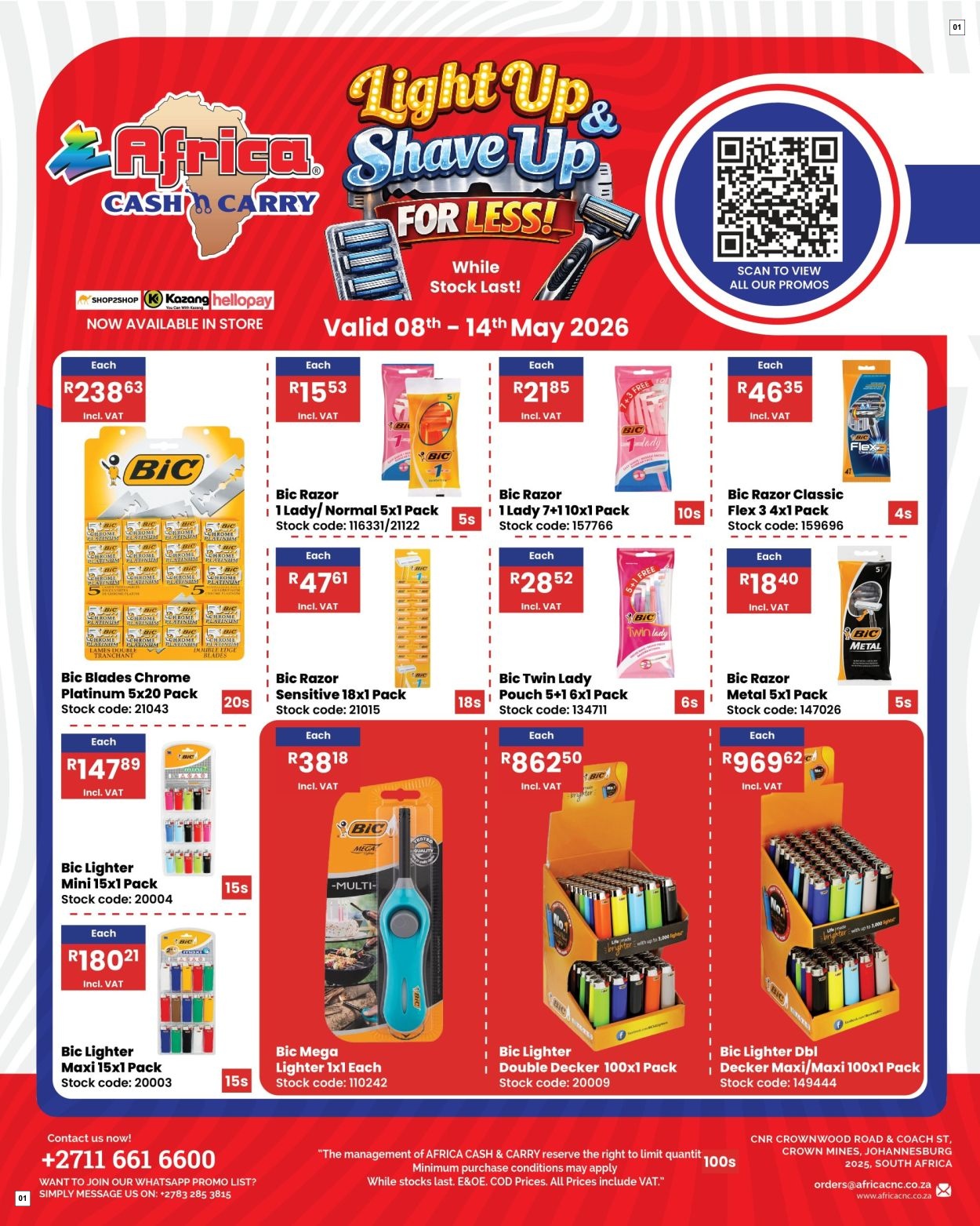 Africa Cash & Carry Catalogue - Saturday Promo