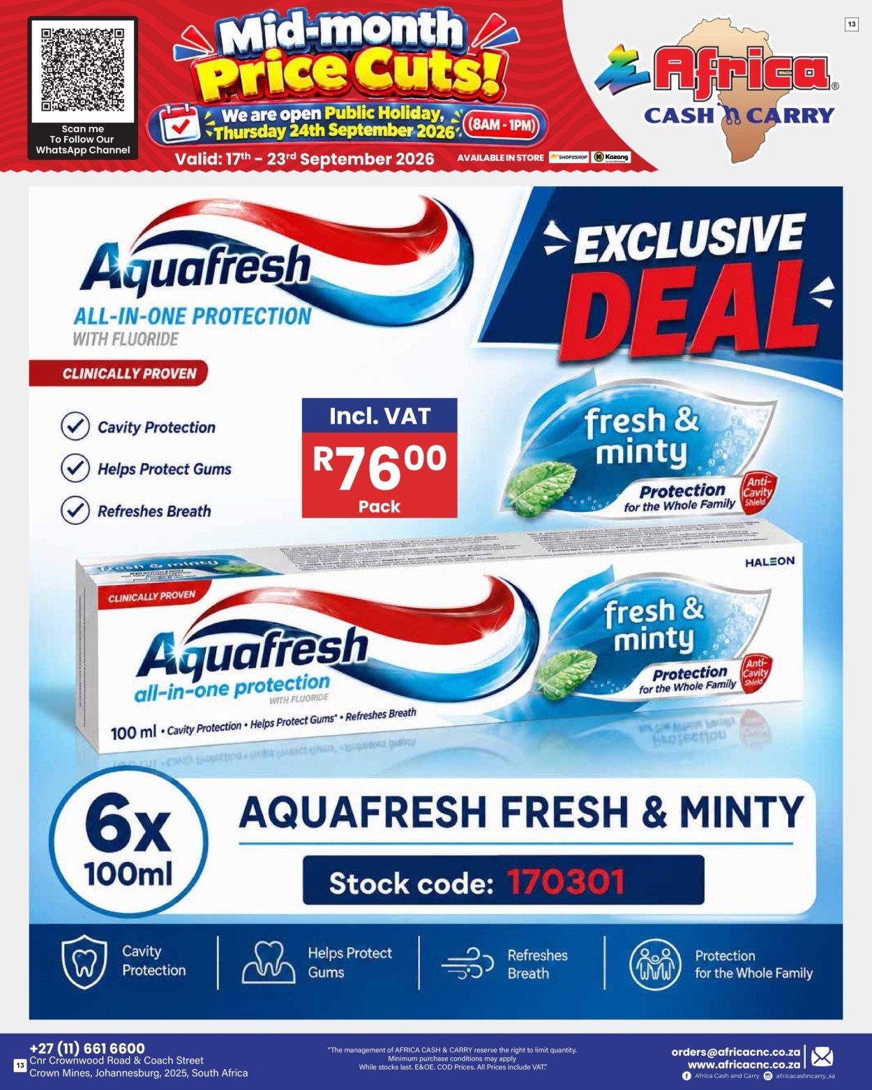 Africa Cash & Carry Catalogue - Weekly Promo - Page 13