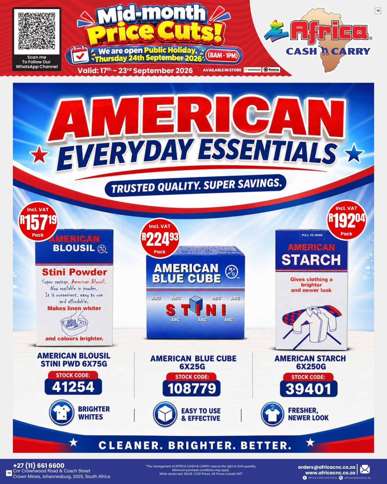 Africa Cash & Carry Catalogue - Weekly Promo - Page 15