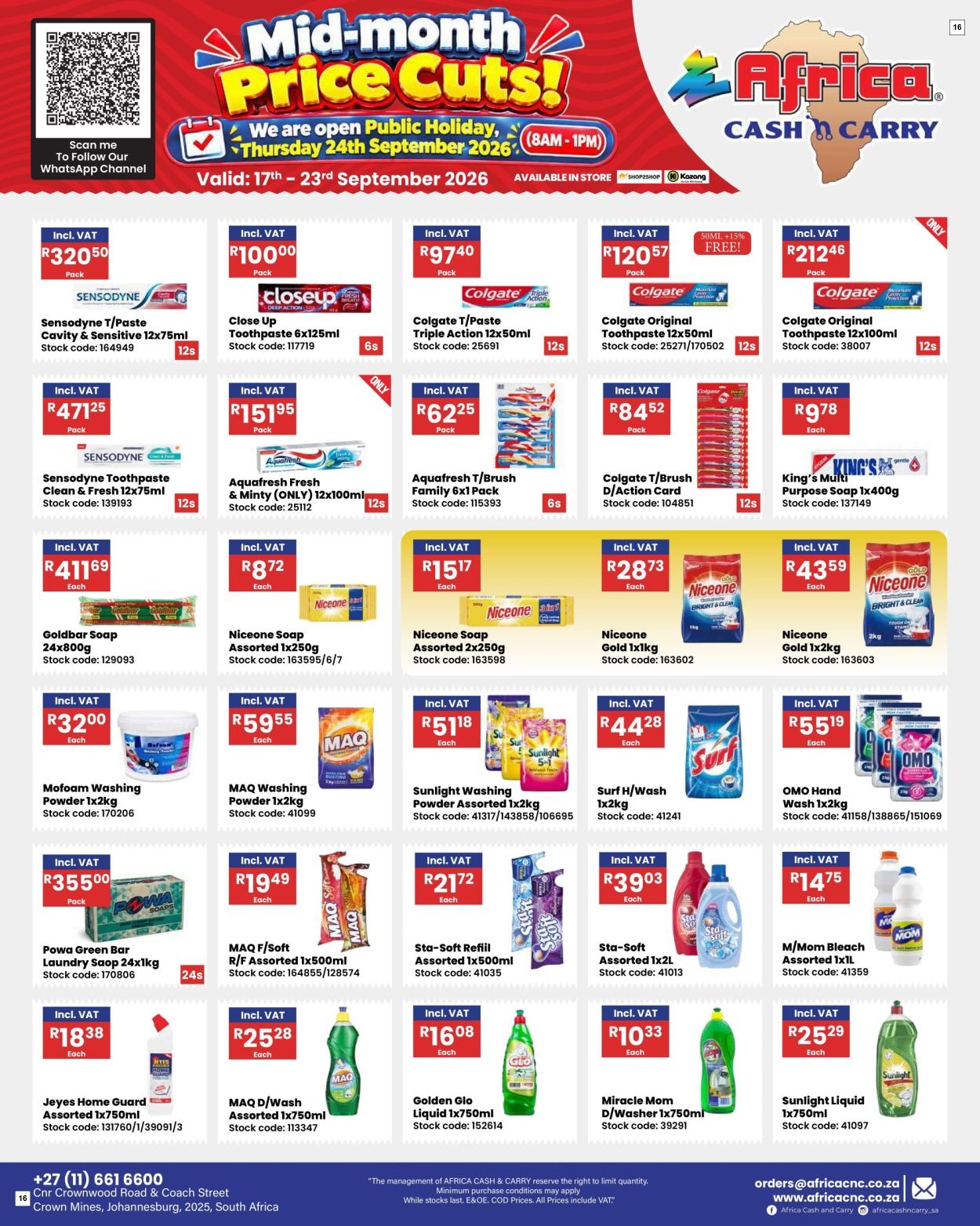 Africa Cash & Carry Catalogue - Weekly Promo - Page 16