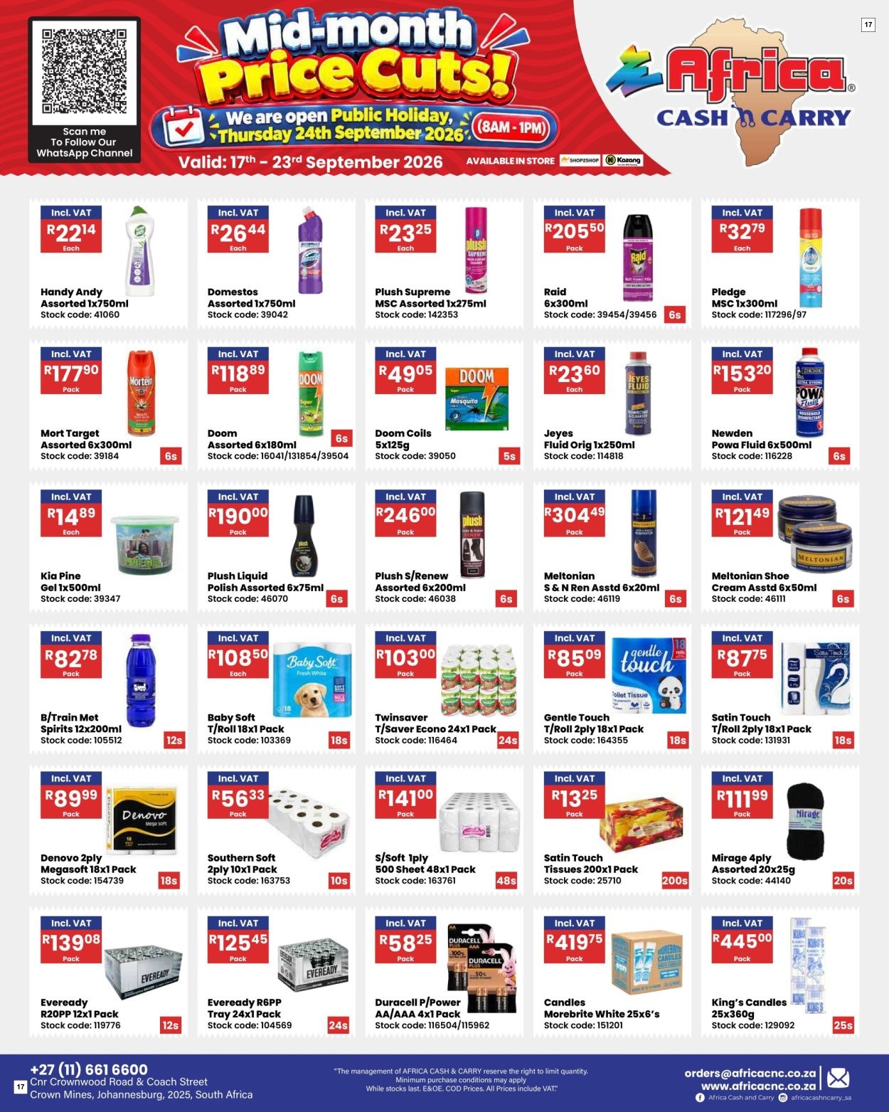 Africa Cash & Carry Catalogue - Weekly Promo - Page 17
