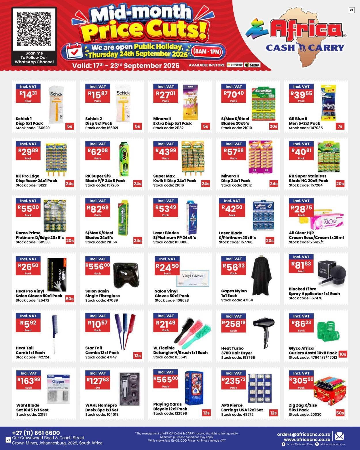 Africa Cash & Carry Catalogue - Weekly Promo - Page 21