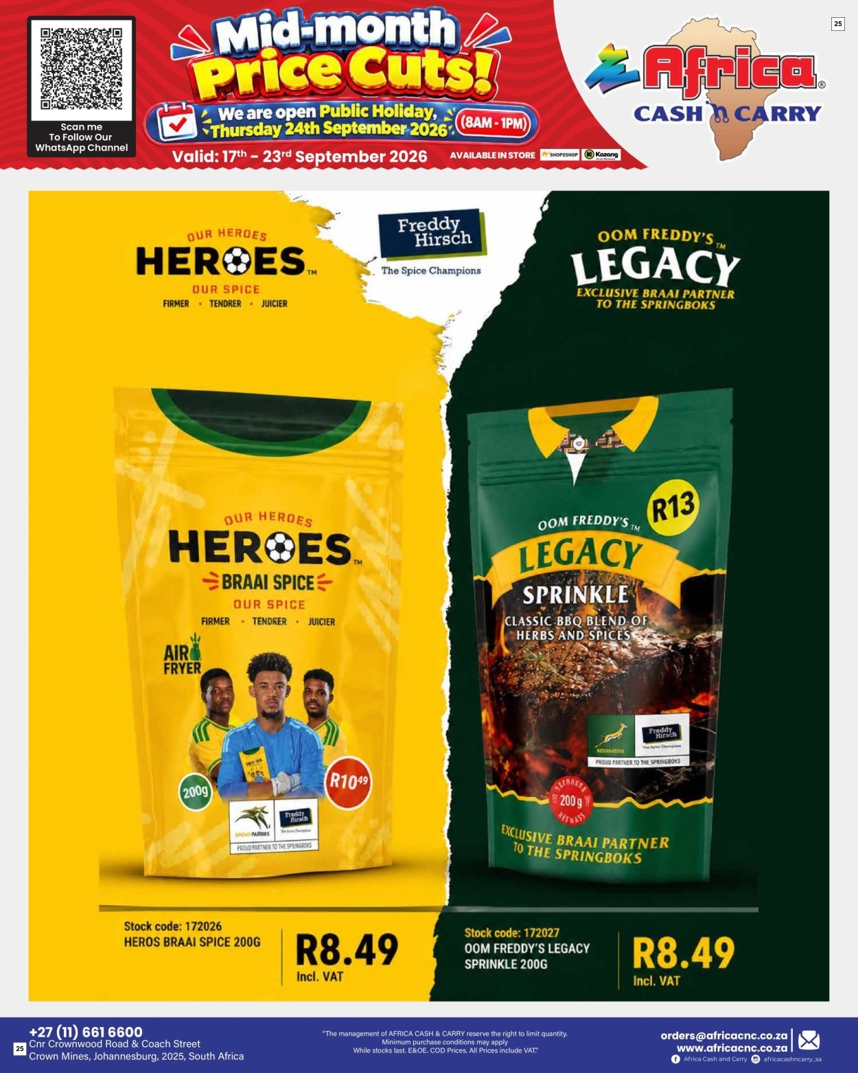 Africa Cash & Carry Catalogue - Weekly Promo - Page 25