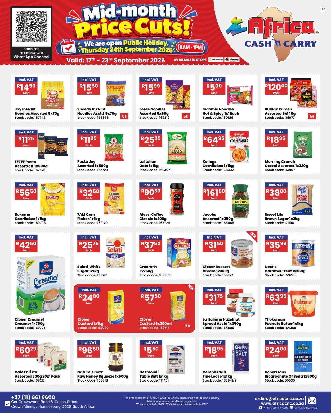Africa Cash & Carry Catalogue - Weekly Promo - Page 27
