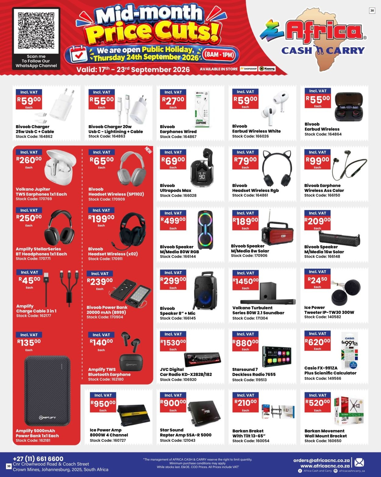 Africa Cash & Carry Catalogue - Weekly Promo - Page 30