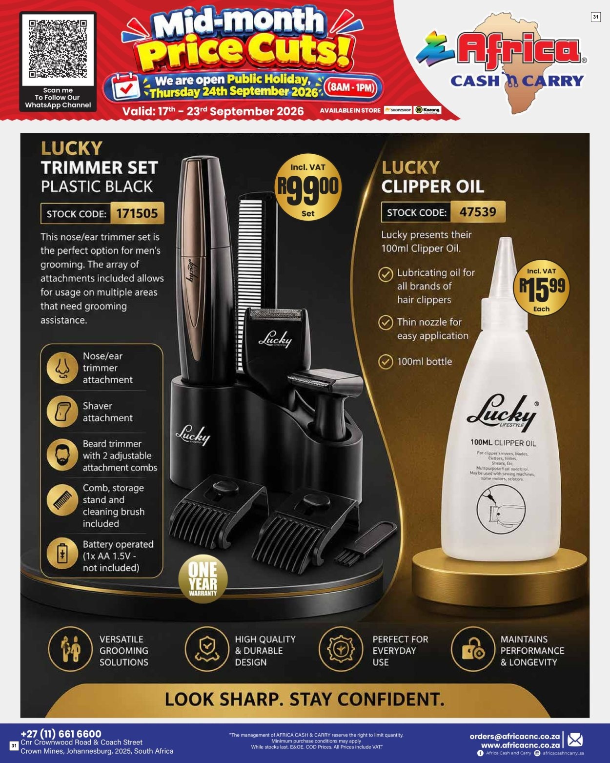Africa Cash & Carry Catalogue - Weekly Promo - Page 31