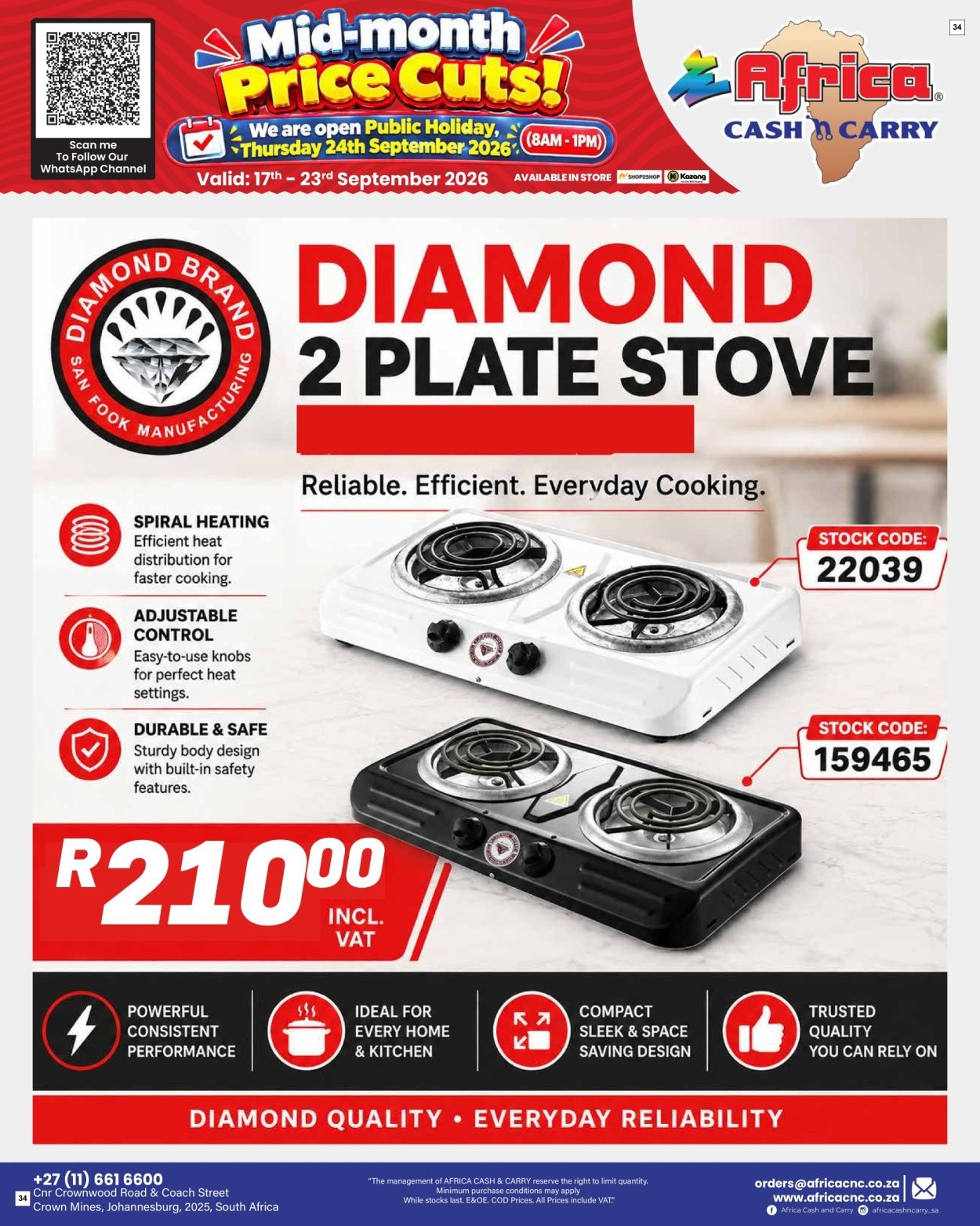Africa Cash & Carry Catalogue - Weekly Promo - Page 34