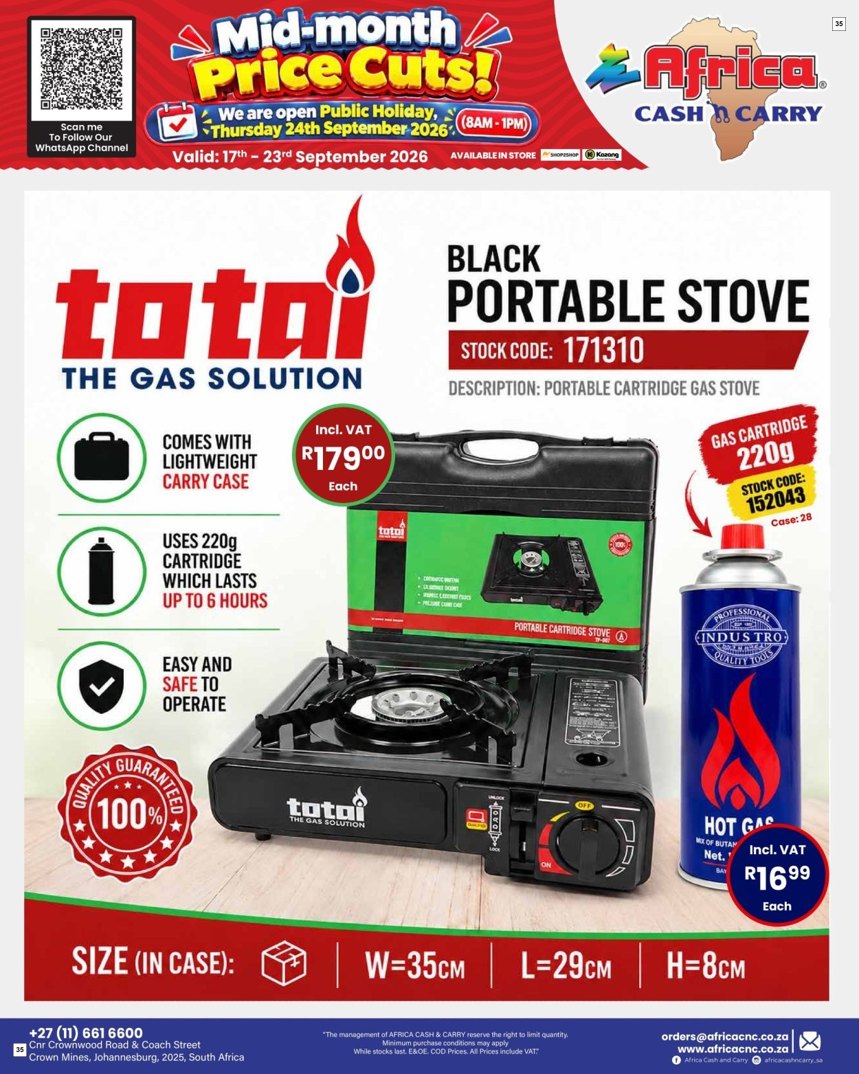 Africa Cash & Carry Catalogue - Weekly Promo - Page 35