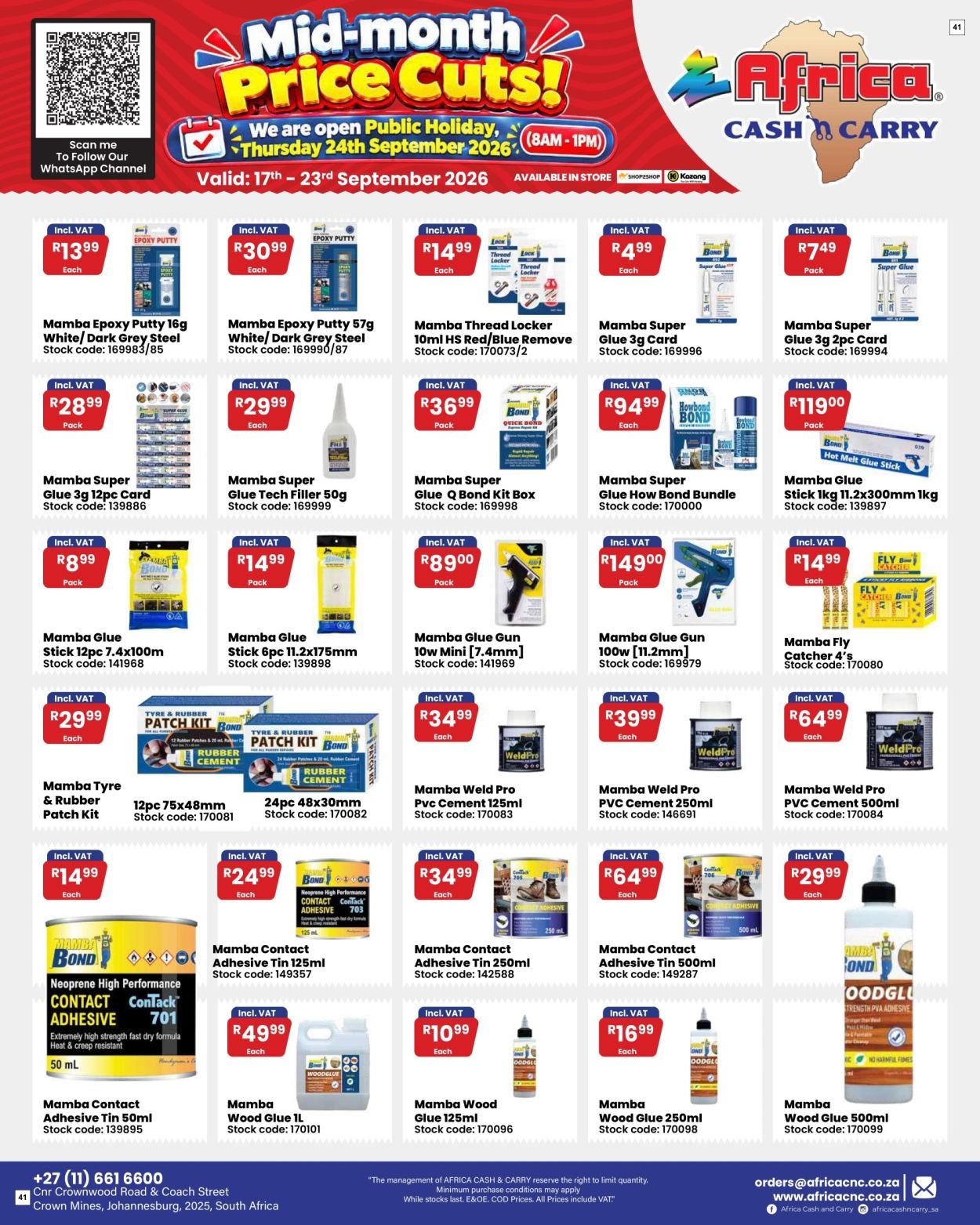Africa Cash & Carry Catalogue - Weekly Promo - Page 41