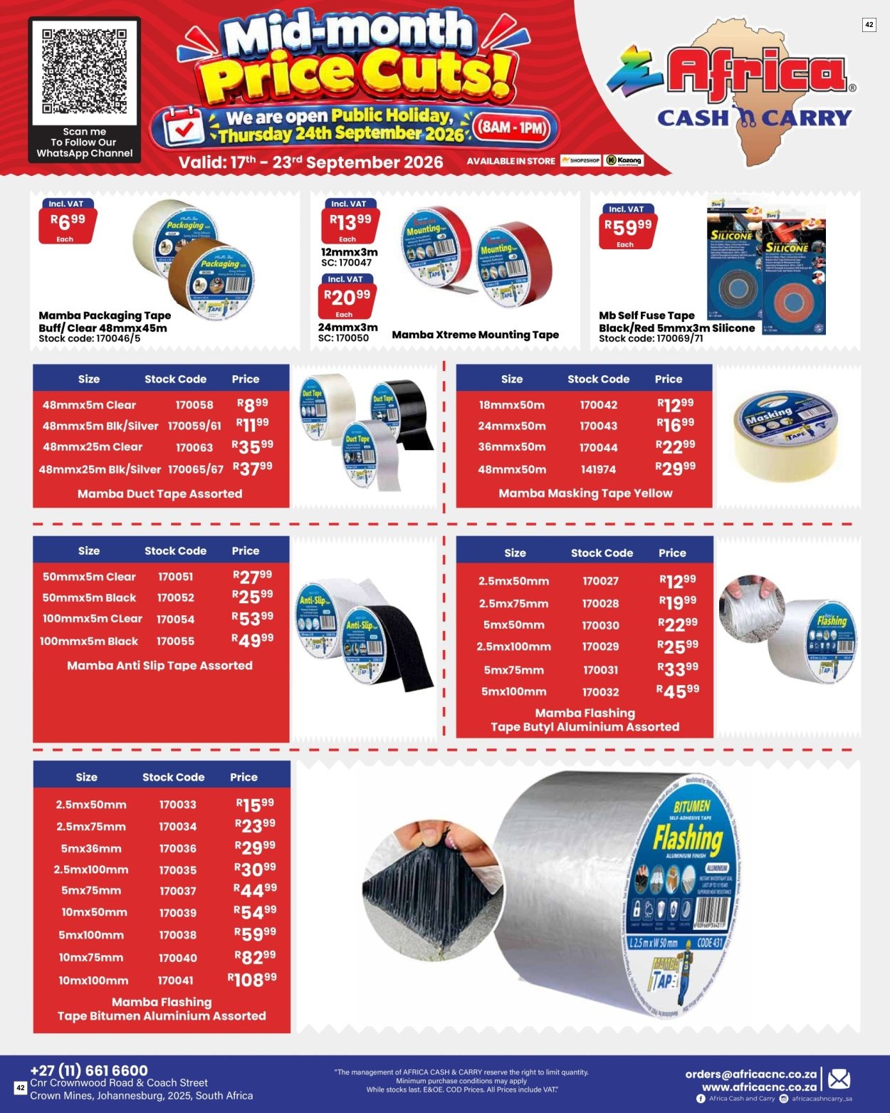 Africa Cash & Carry Catalogue - Weekly Promo - Page 42