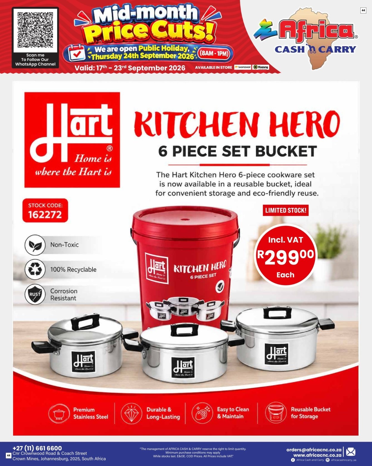 Africa Cash & Carry Catalogue - Weekly Promo - Page 44