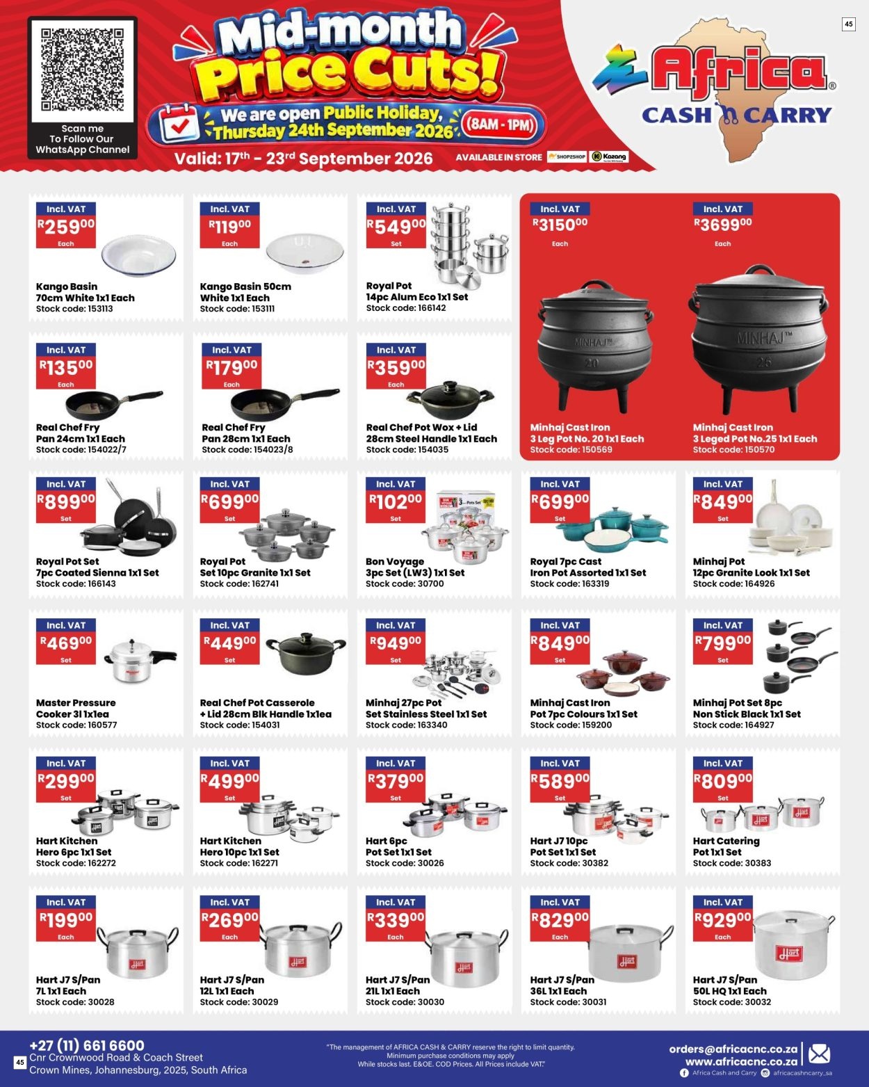 Africa Cash & Carry Catalogue - Weekly Promo - Page 45
