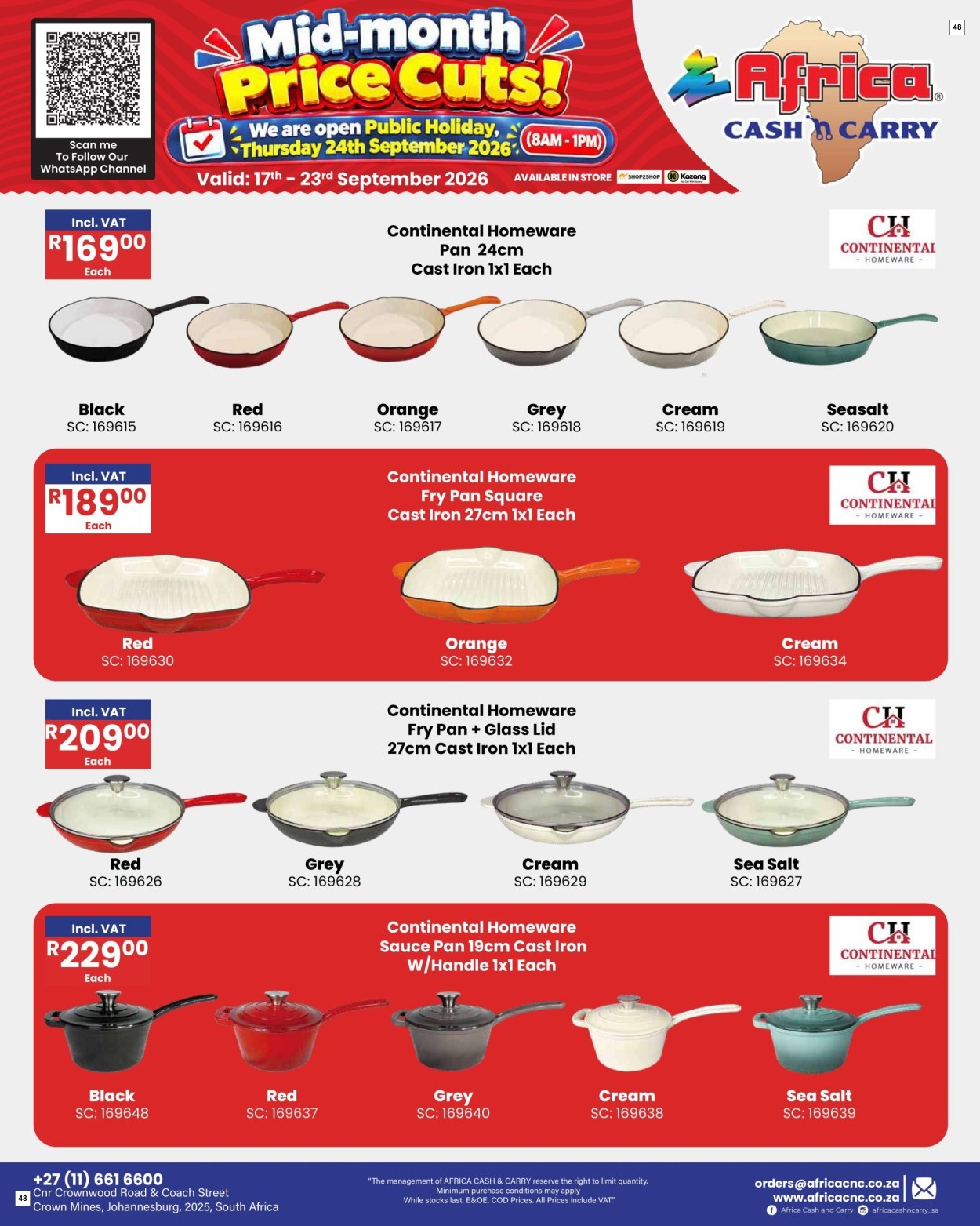 Africa Cash & Carry Catalogue - Weekly Promo - Page 48