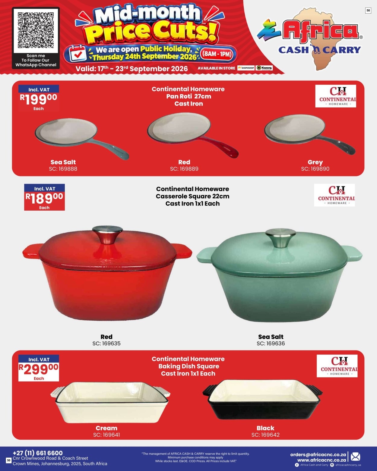 Africa Cash & Carry Catalogue - Weekly Promo - Page 50