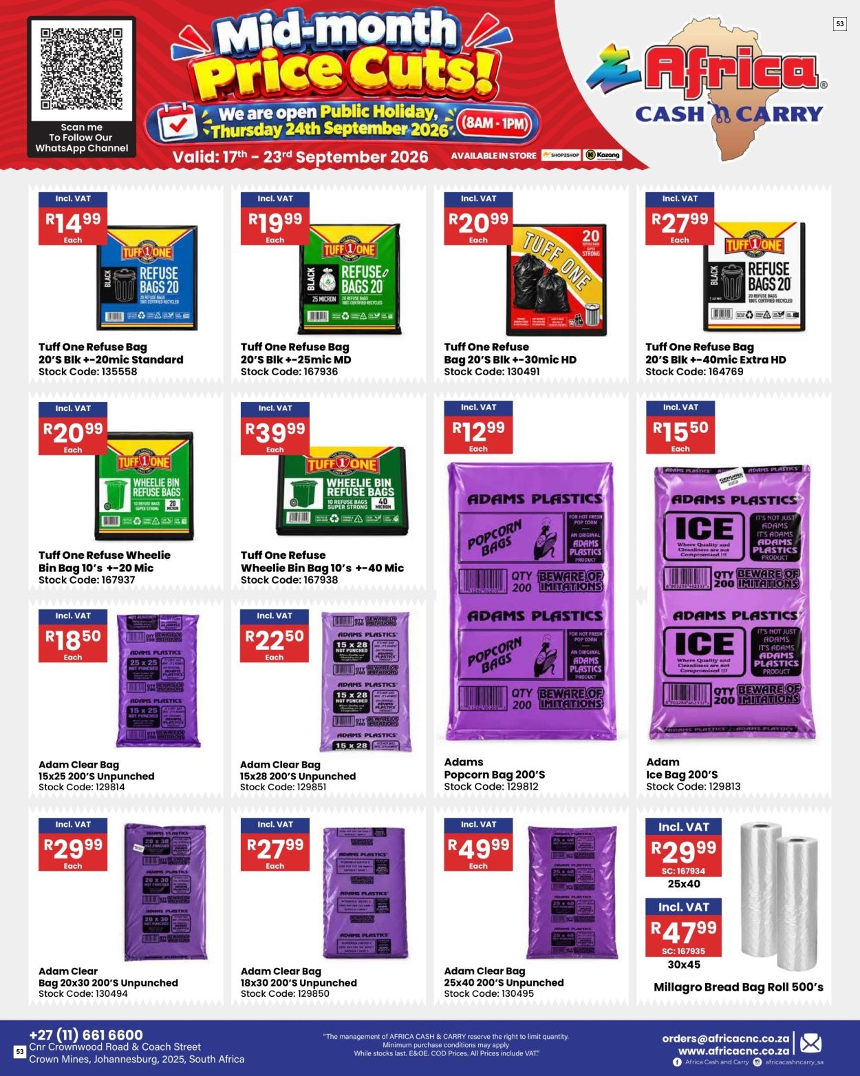 Africa Cash & Carry Catalogue - Weekly Promo - Page 53