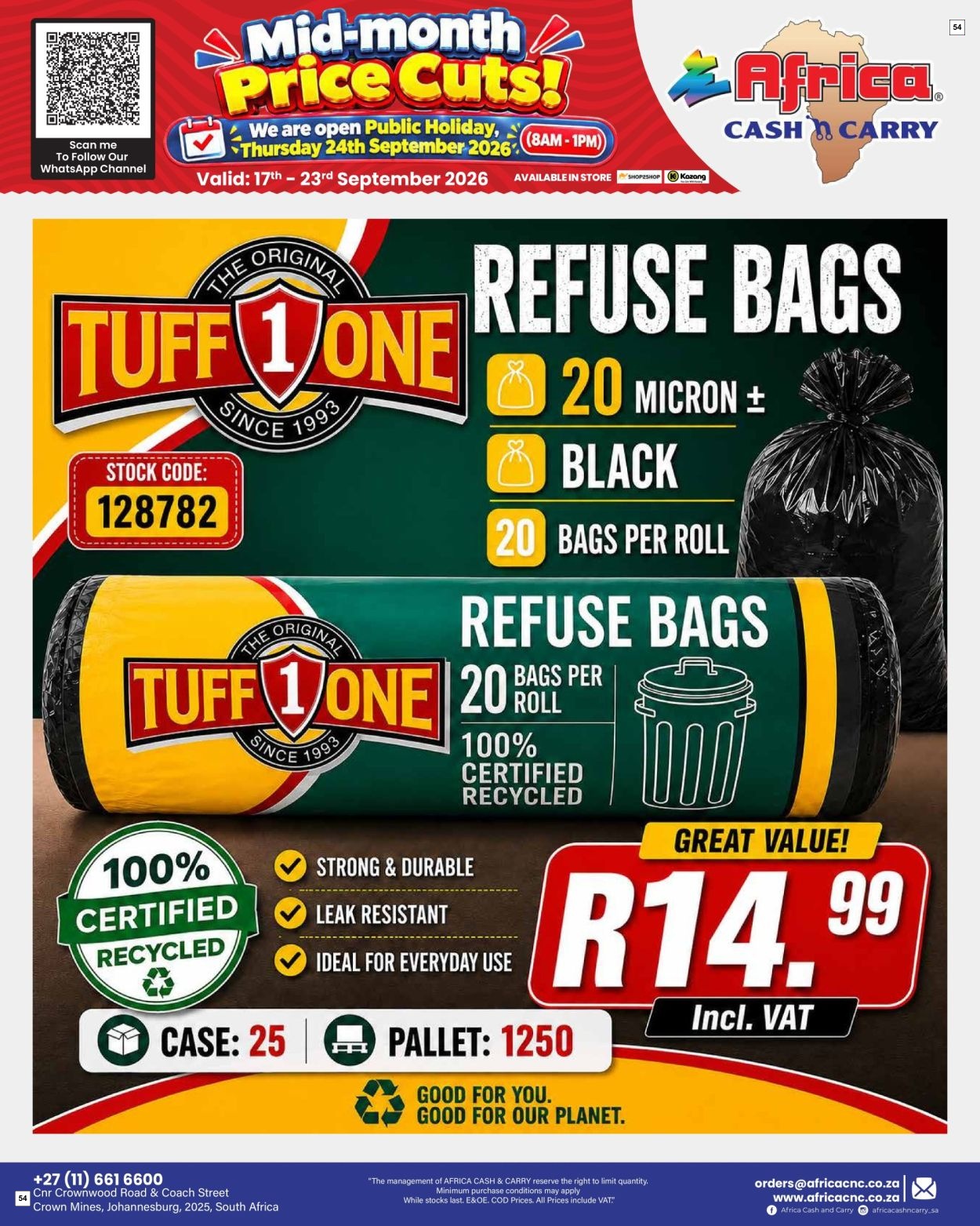 Africa Cash & Carry Catalogue - Weekly Promo - Page 54