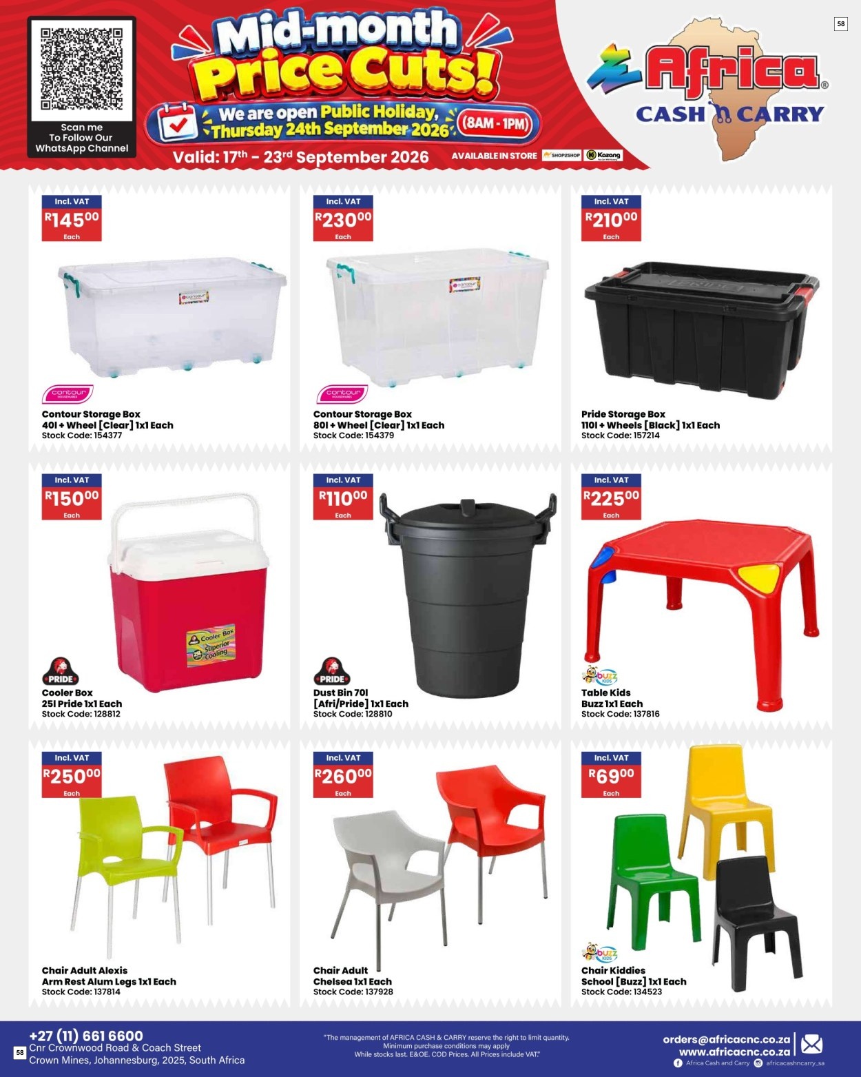 Africa Cash & Carry Catalogue - Weekly Promo - Page 58