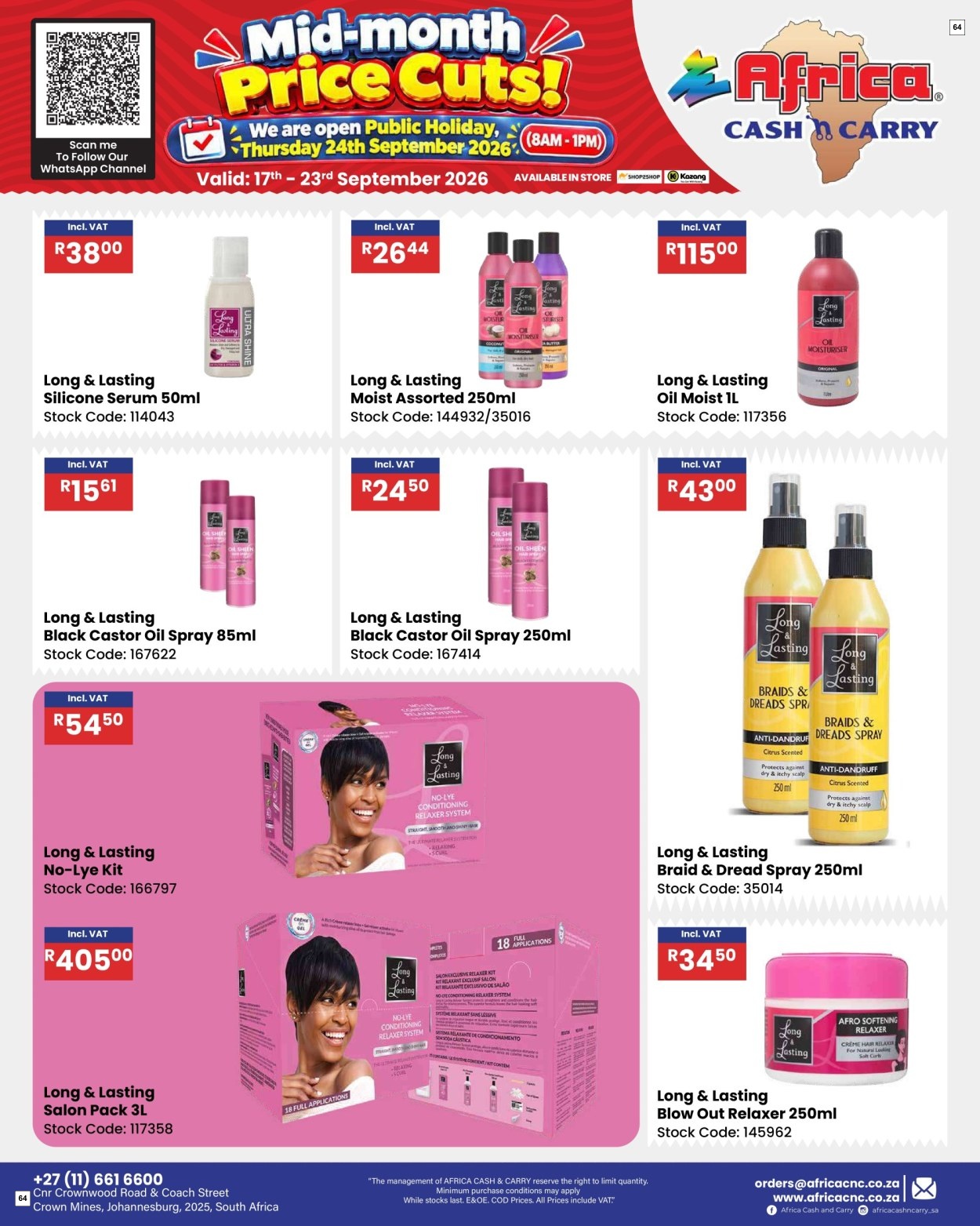 Africa Cash & Carry Catalogue - Weekly Promo - Page 64