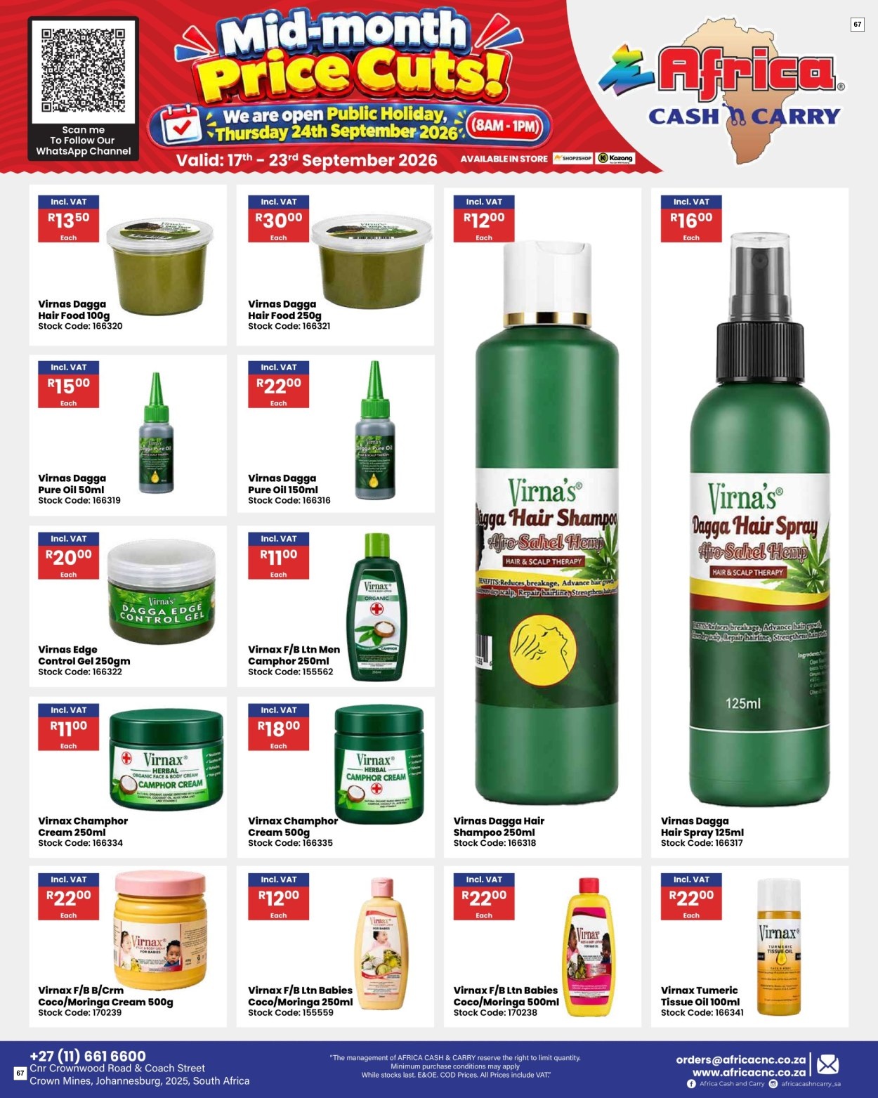 Africa Cash & Carry Catalogue - Weekly Promo - Page 67