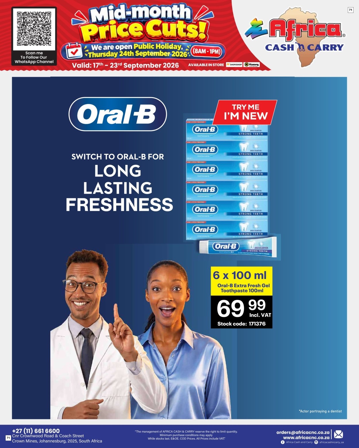 Africa Cash & Carry Catalogue - Weekly Promo - Page 71