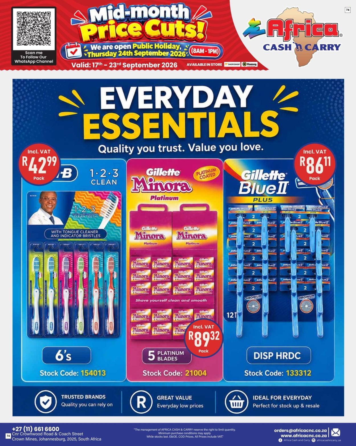 Africa Cash & Carry Catalogue - Weekly Promo - Page 74