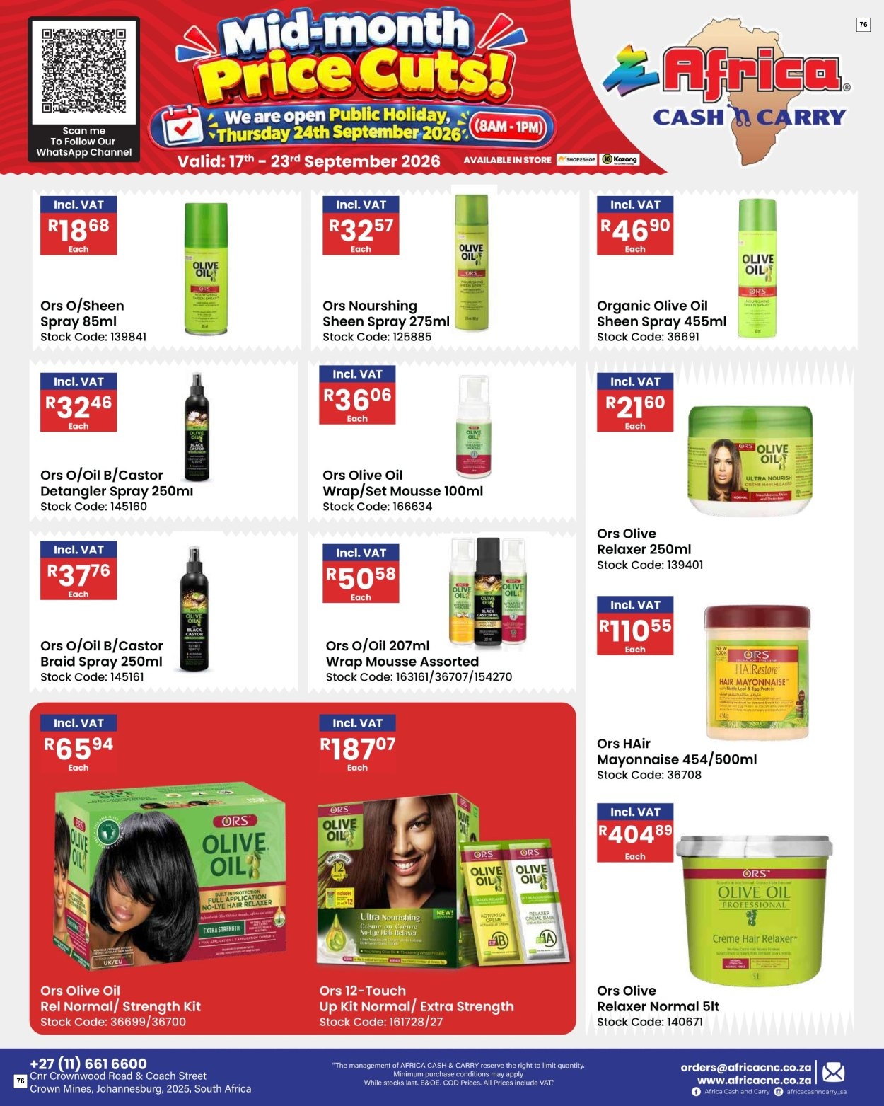 Africa Cash & Carry Catalogue - Weekly Promo - Page 76